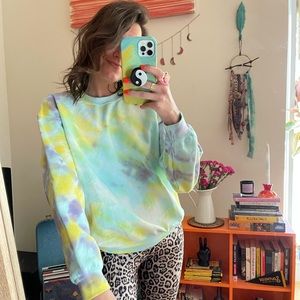 klem tie dye | custom crew neck sweatshirt